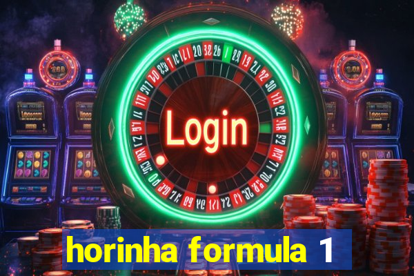 horinha formula 1